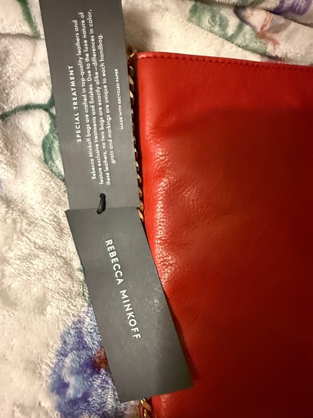 Rebecca Minkoff NWT Fringe Leather Crossbody Bag in Red - Picture 8 of 9